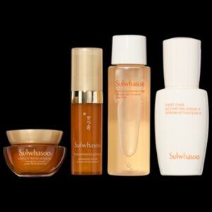 SULWHASOO Cult Classic Icons Trial Kit 4Pc Set Ginseng - High End KBeauty Gifts